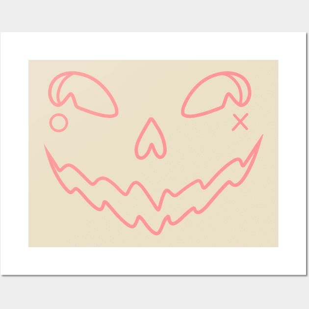 Smiley Face - Evil face design Wall Art by at Rina's print